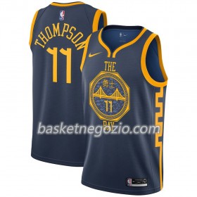 Canotte Uomo Golden State Warriors Klay Thompson 11 2018-19 Nike City Edition Navy Swingman